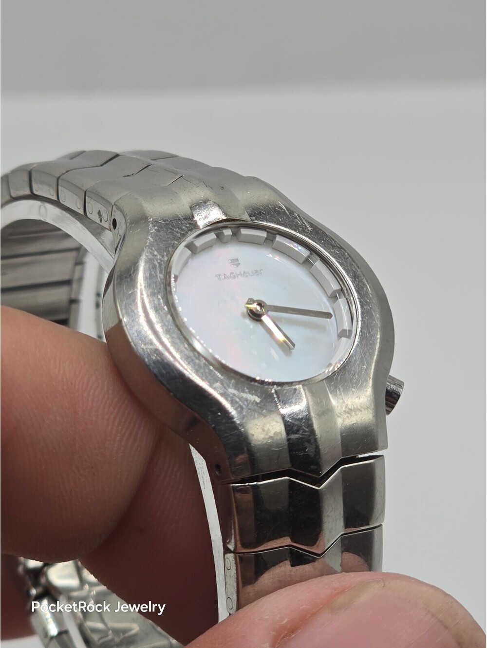 TAG Heuer Women’s "Alter Ego" WP1412 MOP Dial Quartz Sapphire 100m SS Bracelet - Picture 2 of 10